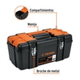 thumbnail image 2 of Caja para herramientas Truper 20' con compartimentos y broches metálicos, 2 of 3