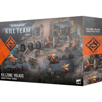 Games Workshop Warhammer 40K Starter Set 2023, models and game mat