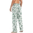 thumbnail image 6 of FREEAMG Cartoon Cactuses Pajama Pants for Men, Men's Separate Bottoms, Comfortable Sleep Lounge Pj Pants, 6 of 7