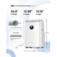 thumbnail image 4 of DREO Portable Air Conditioner 8000 BTU ASHRAE (5000 BTU DOE), Drainage-free Cooling, 45dB Quiet Smart Standing AC for Room, APP/Voice/Remote, 24H Timer with Fan/Dehumidifier, Covers up to 150 sq. ft, 4 of 12
