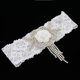 thumbnail image 5 of Jarretera con Encaje Diamante de Imitación Accesorio de Esposa para Casamiento Decoración Nupcial BLESIY Liga nupcial de la boda, 5 of 7
