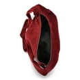 thumbnail image 4 of No Boundaries Women's Bow Hobo Bag, Wine, 4 of 5