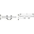 thumbnail image 2 of 8" Silver Sea-Dog Smart Cleat Deck Mount Investment, 2 of 4