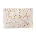 thumbnail image 1 of 25 tarjetas de invitación de boda huecas con sobres para boda, despedida de soltera, tarjeta de feli Tomshoo  Blanco/25 piezas, 1 of 7