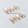 thumbnail image 2 of BLITZWAX Press-On False Nails, Salon-Quality Manicure Kit with Glue & Accessories, 2 of 4
