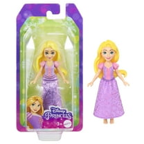 Disney Princess Rapunzel Small Doll with Blonde Hair & Green Eyes, Signature Purple Look