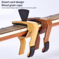 thumbnail image 3 of NIBOLOG Guitar Capo High Strength One-Handed Operation Easy to Use Acoustic Guitar String Steel Ukulele Capo Guitar Picks, 3 of 8