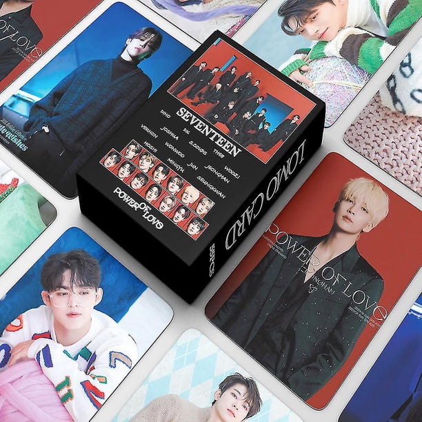 55 unids/set Kpop Seventeen Power Of Love Lomo Cards nuevo álbum Attacca foto de alta calidad Seventeen para colección de Fans