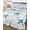 Blue, variant on Full Size Quilt Bedding Set, Ocean Blue Starfish Reversible Summer Quilt 3 Pieces, Summer Coastal Beach Vintage Lightweight Bedspreads Coverlets with 2 Pillow Shams for All Seasons
