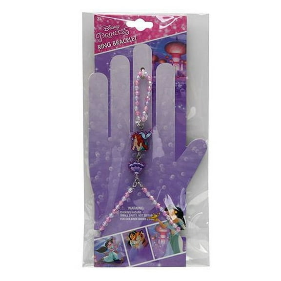Disney Princess Girls Ring Bracelet Costume Jewelry - Ariel