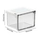 thumbnail image 3 of Caja de almacenamiento colgante bajo el armario del baño, organizador transparente de cajones, contenedor impermeable de encimera de plástico blanco, pequeño/mediano/grande, 3 of 6