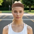 thumbnail image 2 of Unique Bargains Close-Fitting Headband Elastic Headband for Sport Deep Brown 1 Pc, 2 of 6