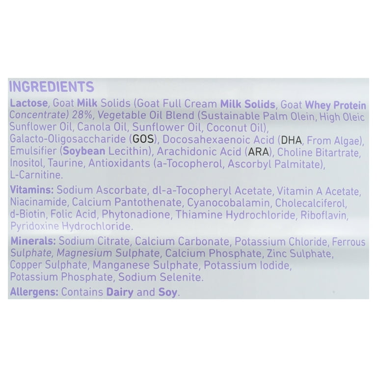 Bubs® Goat Milk Infant Formula Stage 1, 800g (0-6 Months
