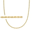 thumbnail image 3 of Ross-Simons 18kt Gold Over Sterling 3mm Rope-Chain Necklace, Women's, Adult, 3 of 5