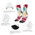 thumbnail image 3 of Honeii London Symbols Print Children's Colorful Socks,Unisex Kids and Toddlers' Cushioned Sock,Kids Athletic Crew Socks,for Everyday Wear and Sports, 3 of 5