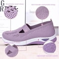 thumbnail image 5 of HeaCare Shoes Women's Woven Orthopedic Soft Sole Breathable Walking Shoes Slip On Sneakers Clogs Diabetic Sandals Hands Free, Walking Shoes Women, 5 of 7