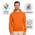 thumbnail image 5 of Crown Craze® Men’s High Visibility Safety Hooded Sweatshirt, Hi Vis Reflective Hoodie (Safety Green 4 Pack, S), 5 of 8