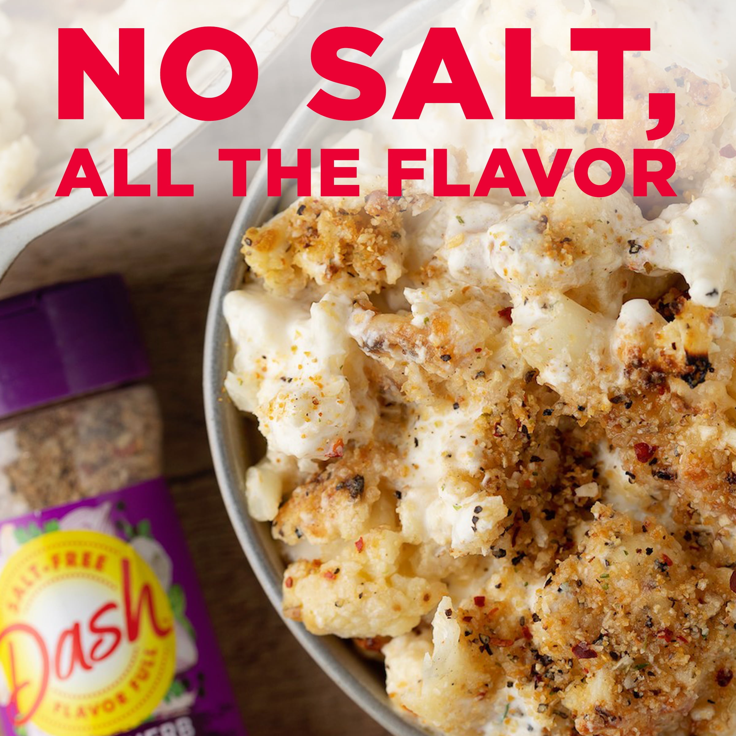  Dash Salt-Free Seasoning Blend, Original, 2.5 Ounce : Mixed  Spices And Seasonings : Grocery & Gourmet Food