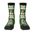 thumbnail image 4 of Calcetines con diseño de Papá Noel, accesorios para mujer y hombre, calcetines de vestir flexibles, 4 of 4