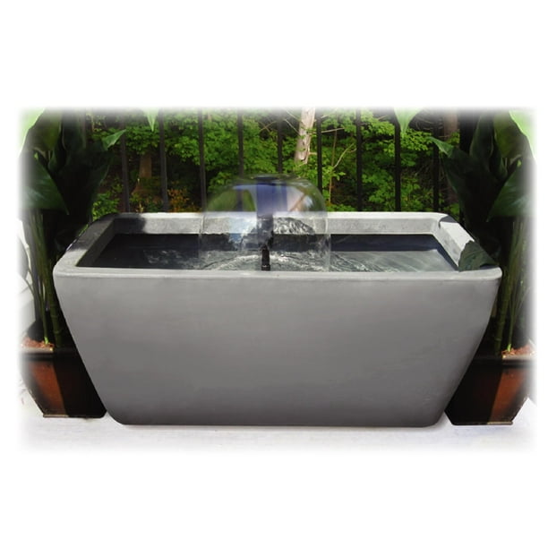 Algreen Manhattan Balcony Pond Kit, Charcoalstone