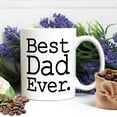 thumbnail image 5 of Gifts for Dad - Best Dad Ever Mugs, Father's Day Gifts, Dad Mugs, Dad Christmas Gifts, Dad Birthday Gifts, Modwnfy White 11 fl oz Coffee Mugs Ceramic Coffee Mug Tea Cup, 5 of 7