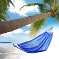thumbnail image 6 of Unique Bargains 1 Pc Durable Hammock for Outdoor Blue 114.18" Length, 6 of 6