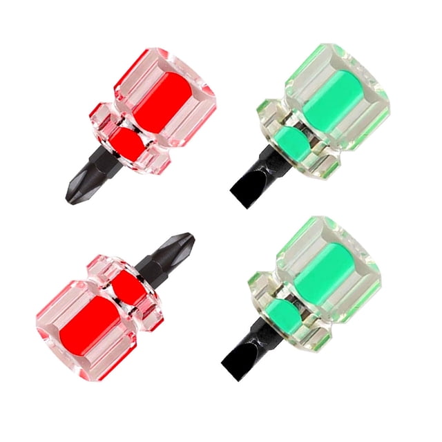 Buspoll Mini ultrashort flat head and Phillips small screwdriver set, sewing machine screwdriver tool concept
