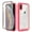 Pink, variant on TECH CIRCLE For iPhone XS Max Case with Built-in Screen Protector,Full Protection Rugged Drop Shockproof Rubber Hybrid Anti-Scratch Crystal Clear Phone Case for Apple iPhone XS Max 6.5" 2018,Purple