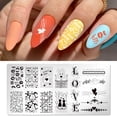 thumbnail image 2 of Valentine's Day Stamping Plate Heart Pattern Nail Art Board Template Stainless Steel Nail Design Printing Stencil Image Plate, 2 of 5