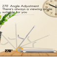 thumbnail image 4 of JUNWELL PURCOLT Foldable Phone & Tablet Stand Adjust-able Aluminum Portable Stand Holder For Desk Foldable Dock Heavy Duty Metal Base on Clearance, 4 of 9