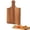 1Pack, variant on Bxaolu 2 Pcs Wood Cutting Board with Handle 11.4 x 7.8 Inch Acacia Wooden Serving Kitchen Chopping Boards for Pizza, Bread, Cheese, Charcuterie, Fruit, Vegetables(Brown)