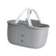 thumbnail image 2 of Cesta de ducha portátil, cesta de ducha de limpieza, cesta organizadora ligera para artículos de tocador. Gris, 2 of 9