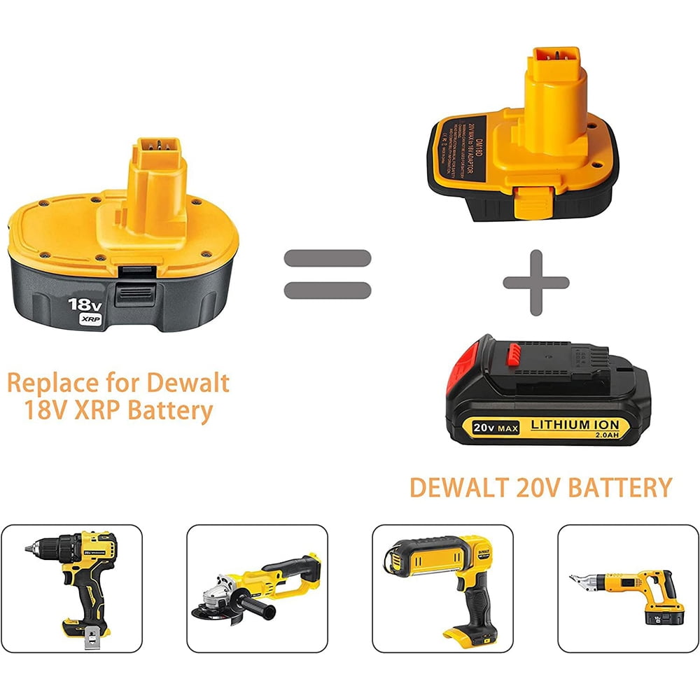 3 PCS DM18D Battery Adapter With USB, Replacement DCA1820 Battery Adapter, Compatible With Dewalt 18V Tools