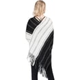 thumbnail image 3 of CoCopeaunt Women Tassel Shawl Wraps Knitted Poncho Winter Soft Sweater Cardigan Blanket Cape, 3 of 6
