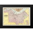 thumbnail image 2 of Rand McNally 14x11 Black Modern Framed Museum Art Print Titled - Louisville Kentucky - Rand McNally 1892, 2 of 5