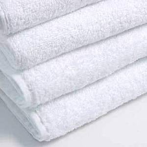 Serviette de Bain Économique 22x44 Pouces (Lot de 6) Blanc