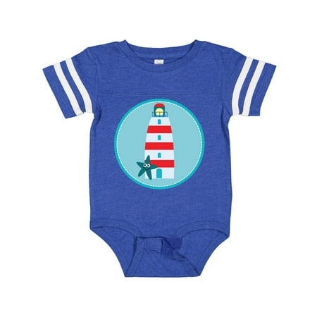 

Inktastic Lighthouse Nautical Beach Gift Baby Boy or Baby Girl Bodysuit