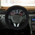 thumbnail image 5 of Seyotauo Fuzzy Steering Wheel Cover, Soft Wool Fur Steering Wheel Protector, Fluffy Wheel Covers for Winter Warm, Car Interior Decoration Accessories for Women Men, 5 of 8