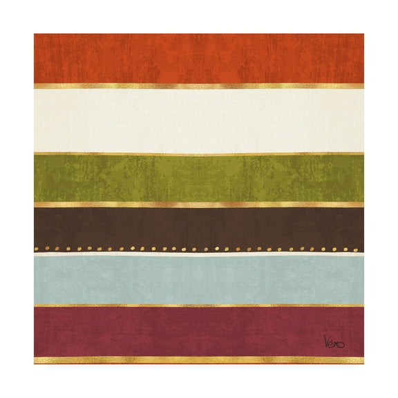 Trademark Fine Art 'Autumn Otomi Pattern III' Canvas Art by Veronique Charron