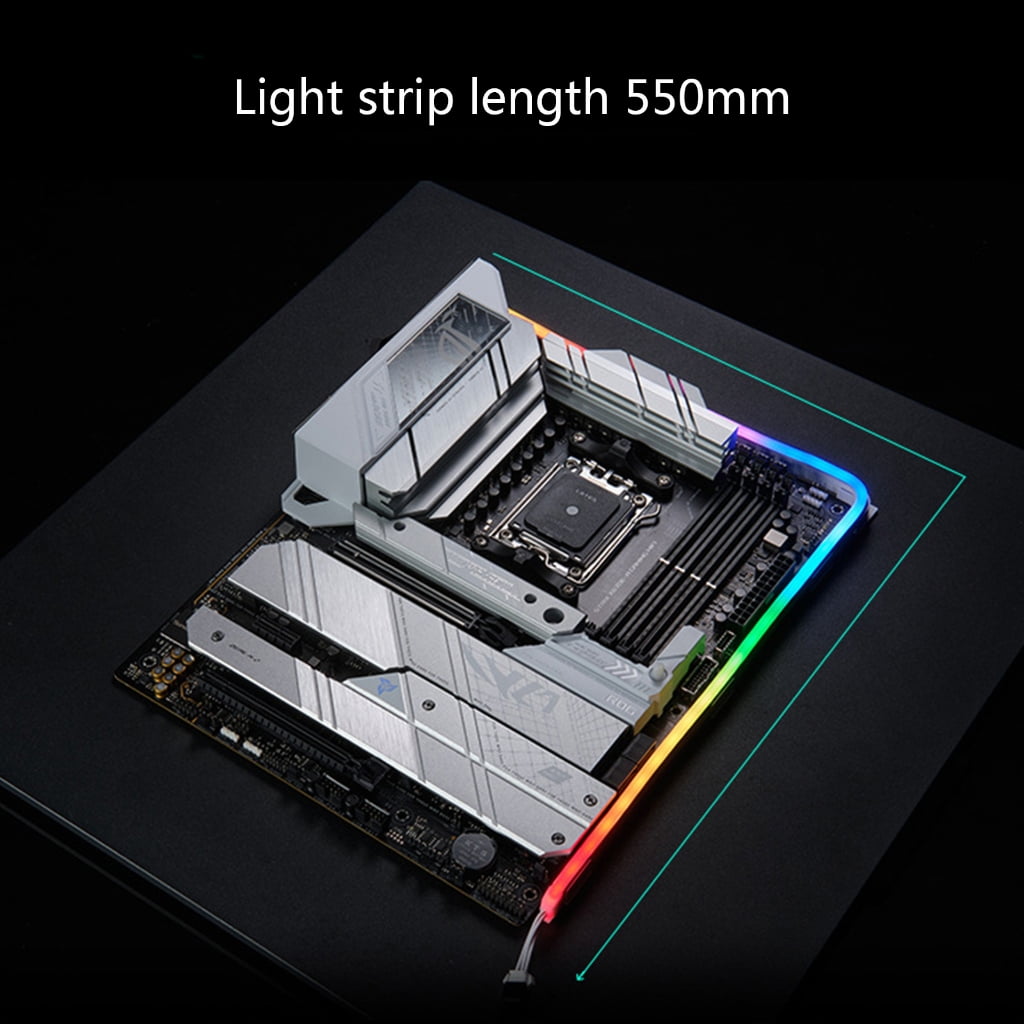 WINDLAND 550mm LED Light Strip ARGB 5V 3Pin for PC Computer Cases Multicolor Lamp Tape for PC 5V ARGB Motherboard Sync Lights