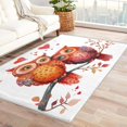 thumbnail image 4 of Cute Owls Area Rug 2x3, Cartoon Owls Rugs for Entryway Bedroom Living Room, Boys Girls Teens Room Indoor Door Mat, Machine Washable Rug, Non Slip Soft Low Pile Home Decor Carpet 17&-42, 4 of 7