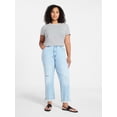 thumbnail image 2 of Time and Tru Women's Relaxed Boyfriend Jeans, 26" Inseam, Sizes 0-22, 2 of 6