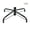 40*1.9cm, variant on Metal Christmas Tree Stand, 15.75 in, 0.75 in Center Tube, folding support legs, center tube, for artificial Christmas tree, home, office