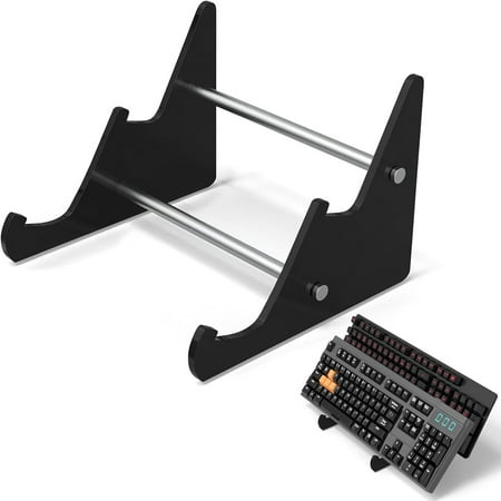 

Acrylic Keyboard Display Stand Mechanical Keyboard Collection Holders Transparent Acrylic Stand 1/2 Tier Keyboards Storage Holder Tray For Home Tablet Picture Frames