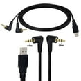 thumbnail image 2 of 2 in 1 3.5mm Male AUX Audio Jack to USB 2.0 Male Charge Cable Adapter Audio Cord, 2 of 11
