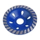 thumbnail image 2 of Disco de copa para amoladora de hormigón de diamante, 4" azul, 2 of 10