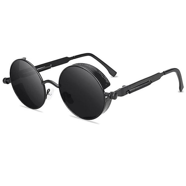 Steampunk Sunglasses Vintage Goggles Men Women Hippie Circle Uv 400 Cyberpunk Sun Glasses Eyewear