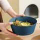 thumbnail image 4 of Tazón de Fibra de Paja Ligero y Reutilizable para Arroz, Sopa, Aperitivos y Ensalada de Frutas. Tazón Grande, Duradero y Apto para Microondas y Lavavajillas. Vajilla Ecológica para Niños, Adultos, Ca, 4 of 6