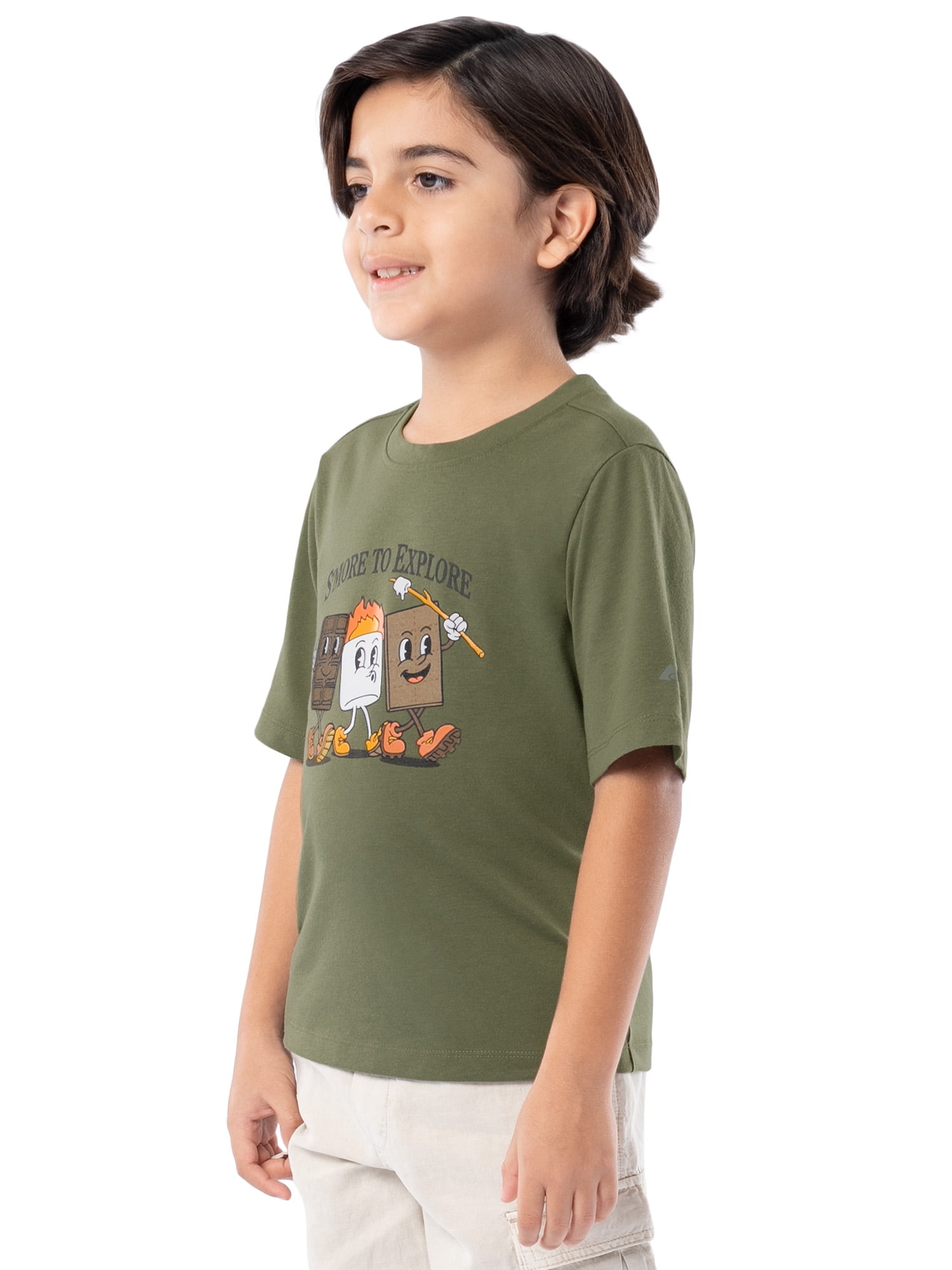 Ozark Trail Boy's Graphic Short Sleeve T-Shirt, Sizes 4-18