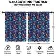 thumbnail image 2 of Blackout Kids Curtains,Dark Blue Dinosaur Volcano Pattern Childrens Insulated Curtains Set Of 2,Bedroom Essentials,Toddler Room Decor 42"x54", 2 of 5